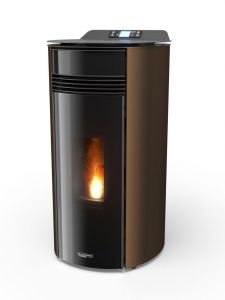 PoÃªle Ã  granulÃ©s rond 7 kW Jessica Air Glass